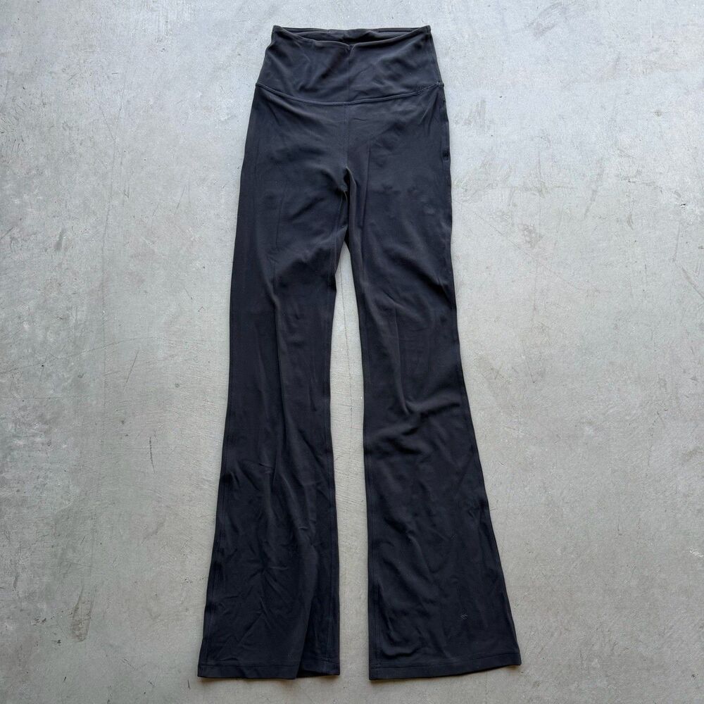 Lululemon Womens 4 Groove Super-High-Rise Flared Yoga Pants Nulu Athleisure
